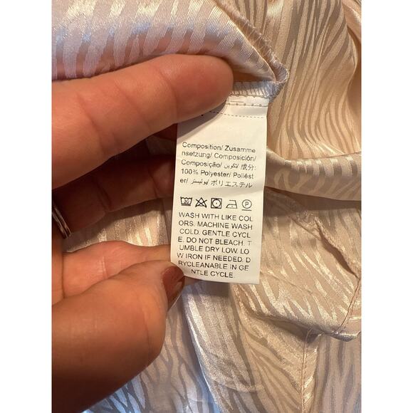 Shein Curve 1x Button Down shirt dress Cream - Picture 5 of 5